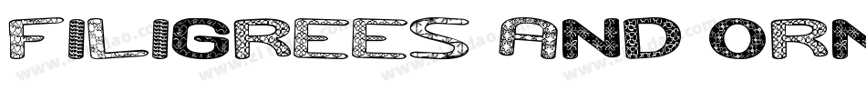Filigrees and Ornaments ST字体转换